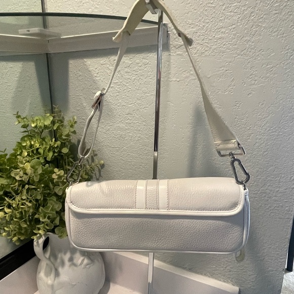 Burberry Classic Clutch Wristlet Bag in White main image 0